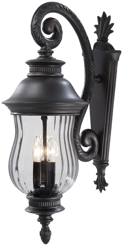 Newport - 3 Light Outdoor Wall Mount