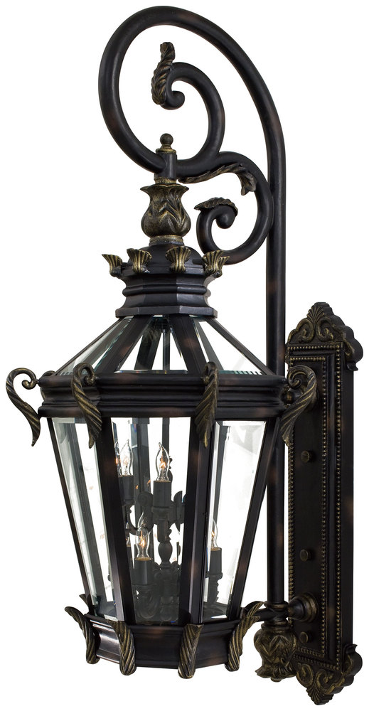 Stratford Hall - 6 + 3 Light Outdoor Wall Mount