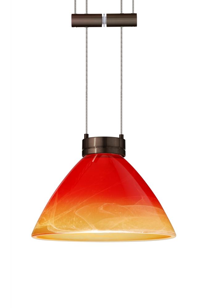 Besa Pendant Domi Bronze Solare 1x50W Halogen