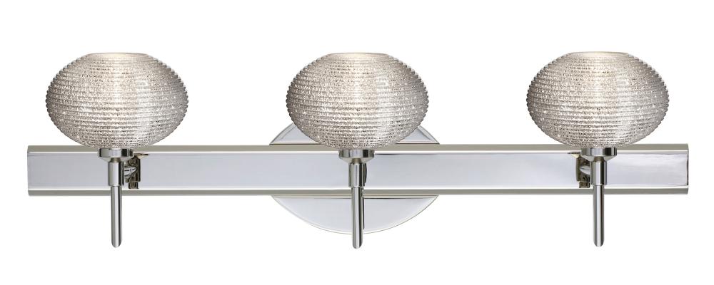 Besa Wall Lasso Chrome Glitter 3x40W G9