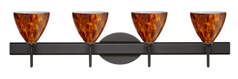 Besa Wall Mia Bronze Amber Cloud 4x40W G9