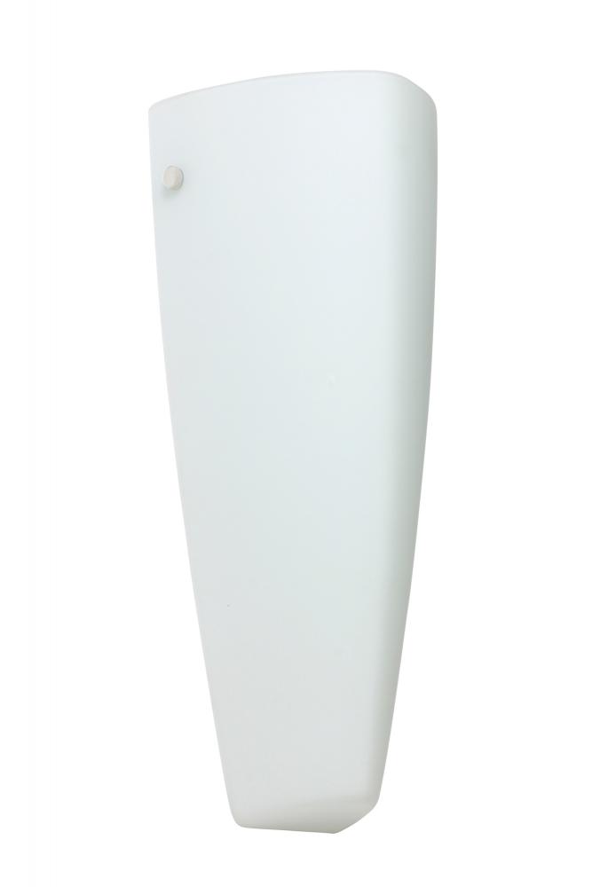 Besa Wall Lina White Opal Matte 1x75W Medium Base