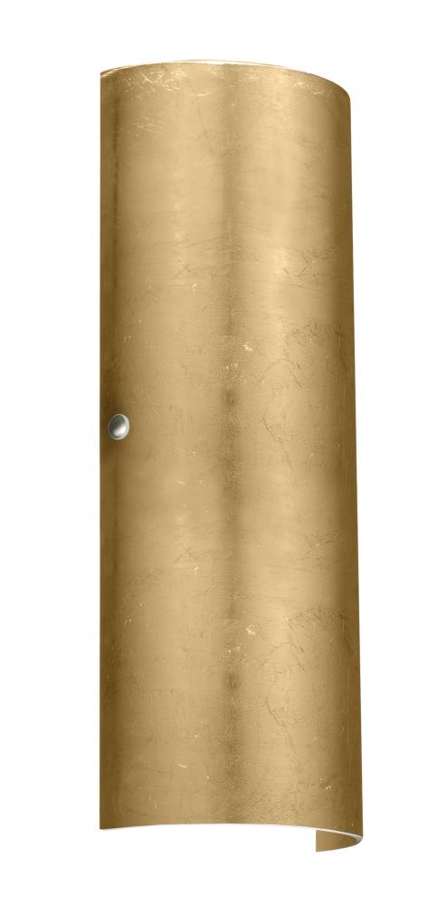 Besa Wall Torre 18 Polished Nickel Gold Foil 2x75W Medium Base