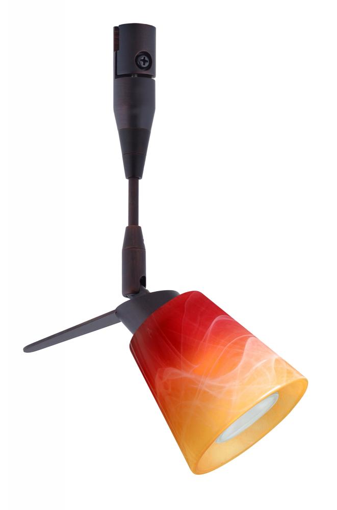 Besa Spotlight With 18" Stem Canto 3 Bronze Solare 1x35W Halogen Mr11