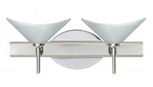 Besa Lighting 2SW-191352-CR - Besa Wall Hoppi Chrome Marble 2x40W G9