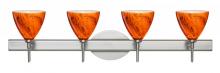 Besa Lighting 4SW-1779HB-LED-SN - Besa Wall Mia Satin Nickel Habanero 4x5W LED