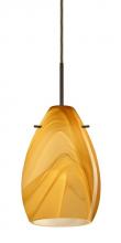 Besa Lighting 1BC-1713HN-HAL-BR - Besa Pera 6 Pendant Bronze Honey 1x40W Halogen