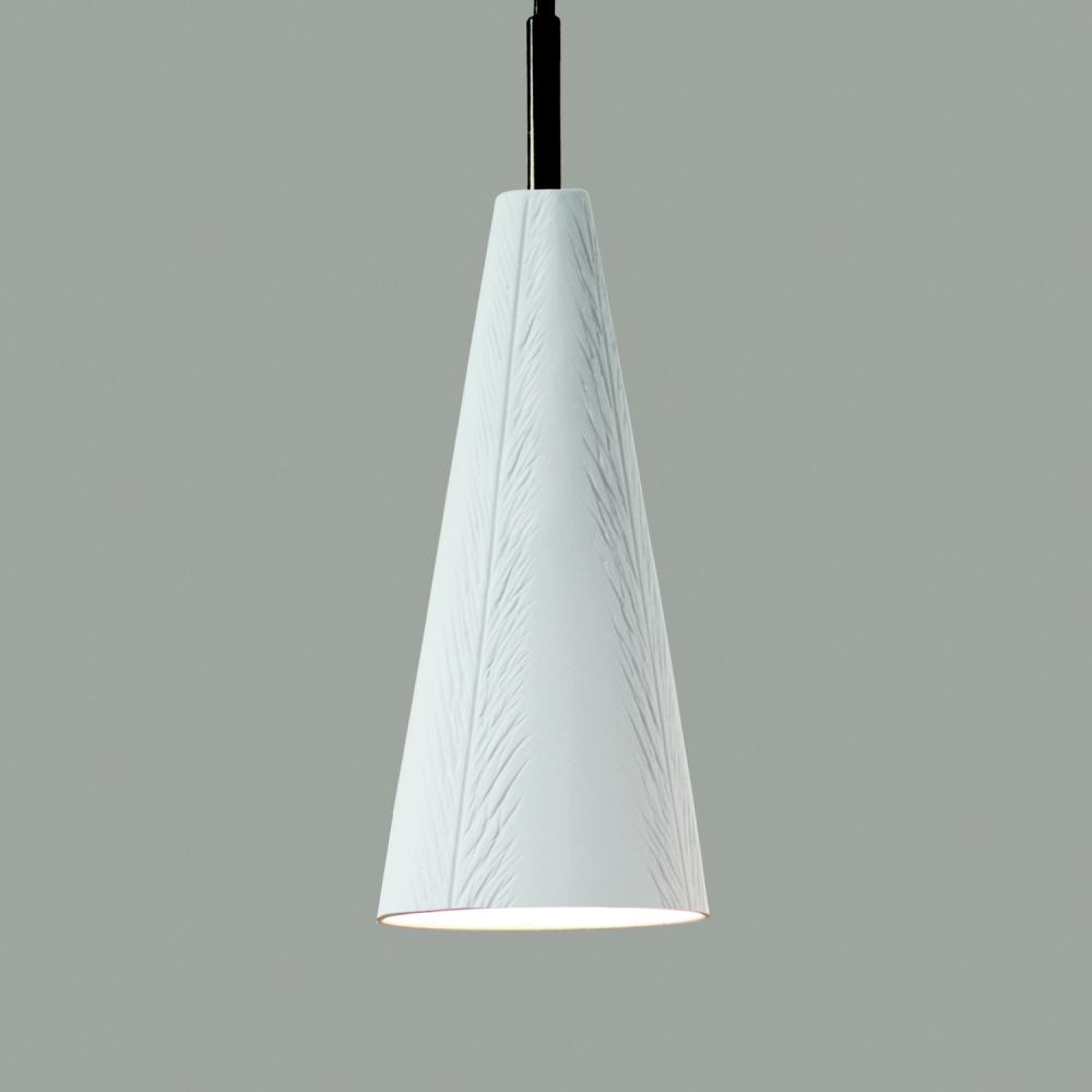 Fossil Mini Pendant: Claret (Black Cord & Canopy)