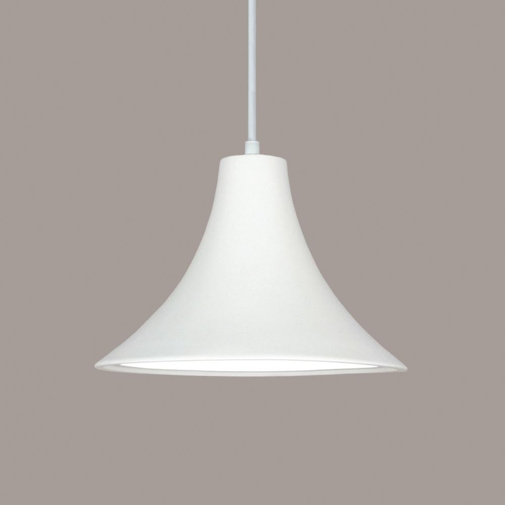 Madera Pendant: Adirondack Green (White Cord & Canopy)