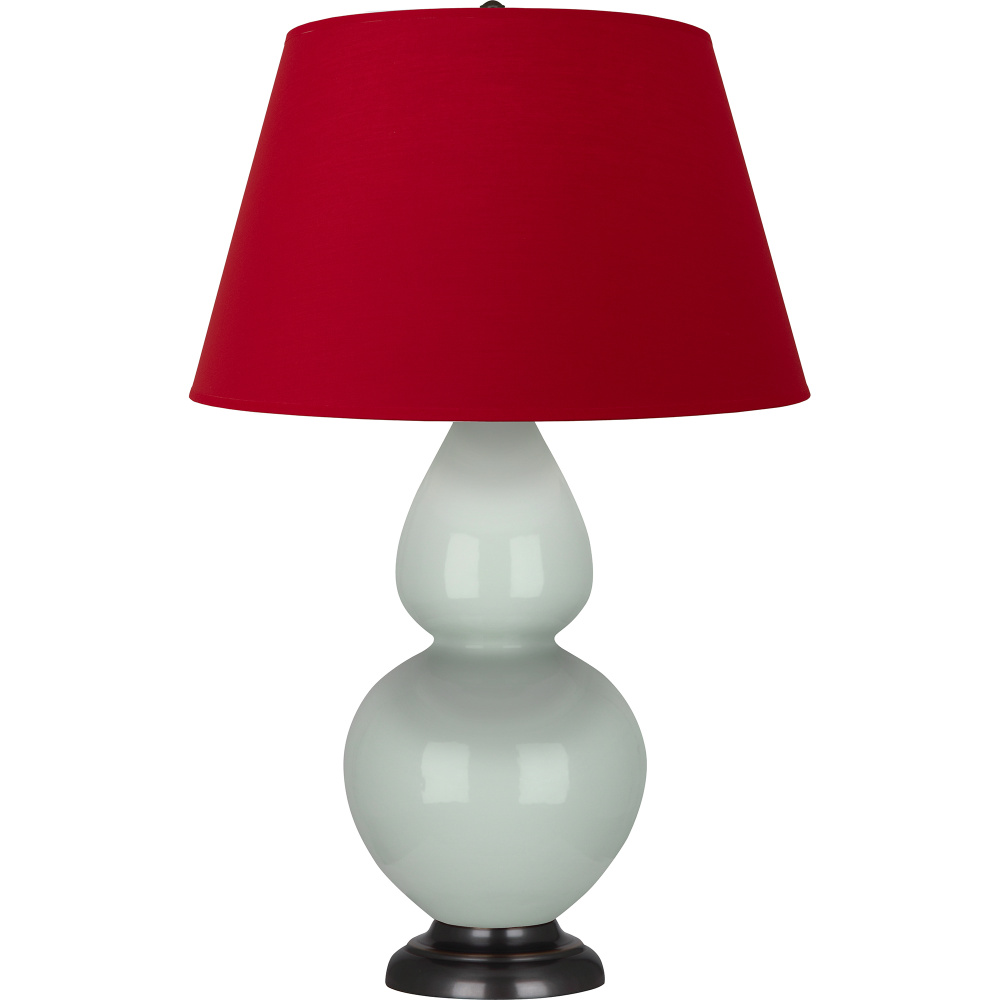 Celadon Double Gourd Table Lamp