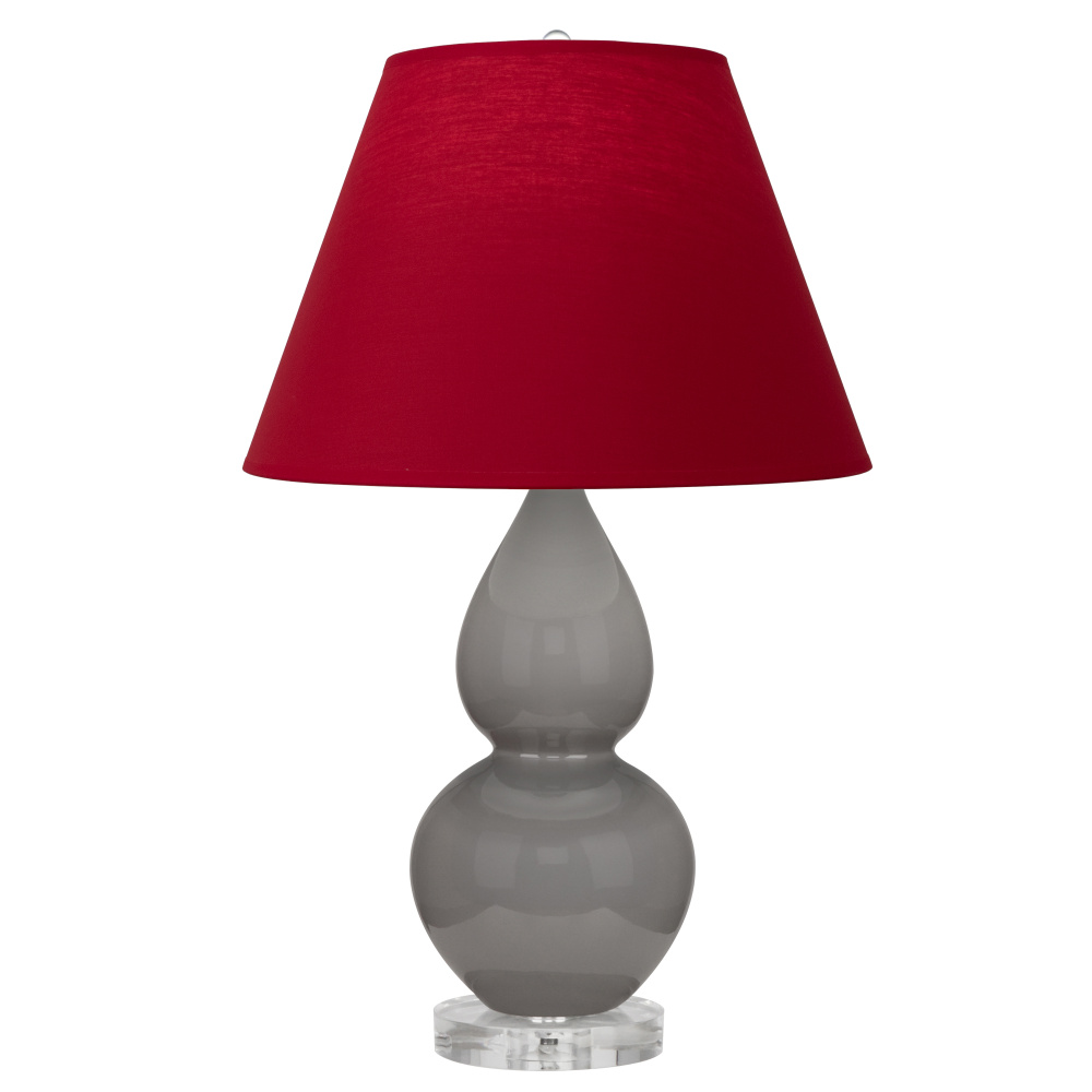 Smokey Taupe Small Double Gourd Accent Lamp