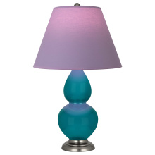 Robert Abbey 1773L - Peacock Small Double Gourd Accent Lamp