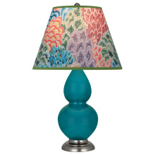Robert Abbey 1773S - Peacock Small Double Gourd Accent Lamp
