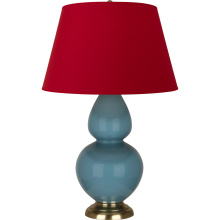 Robert Abbey OB20R - Steel Blue Double Gourd Table Lamp