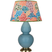 Robert Abbey OB20S - Steel Blue Double Gourd Table Lamp