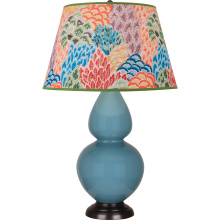 Robert Abbey OB21S - Steel Blue Double Gourd Table Lamp