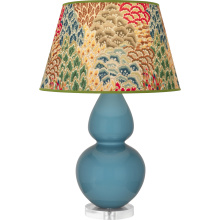 Robert Abbey OB23F - Steel Blue Double Gourd Table Lamp