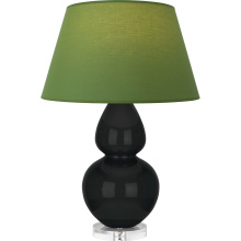 Robert Abbey OS23G - Obsidian Double Gourd Table Lamp