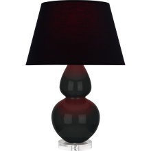 Robert Abbey OS23K - Obsidian Double Gourd Table Lamp