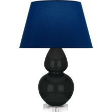 Robert Abbey OS23N - Obsidian Double Gourd Table Lamp