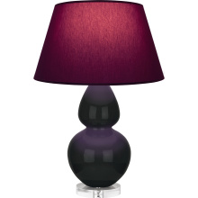 Robert Abbey OS23P - Obsidian Double Gourd Table Lamp