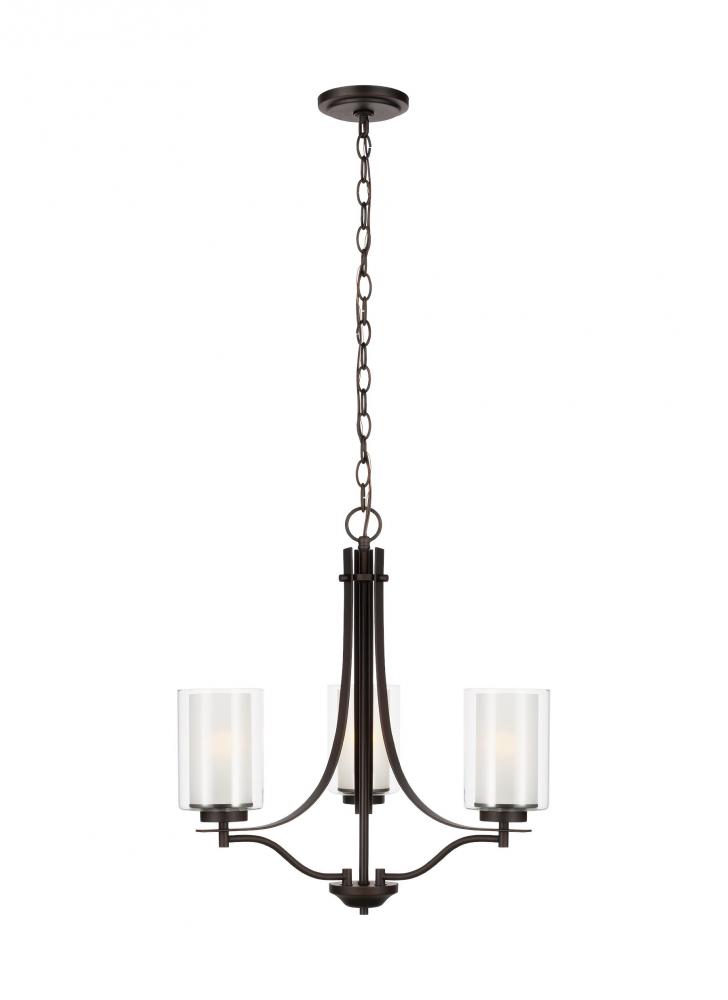 Elmwood Park Three Light Chandelier