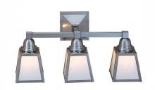 Arroyo Craftsman AS-3TRM-S - a-line shade 3 light sconce with t-bar overlay