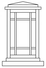Arroyo Craftsman AVC-6RM-VP - 6" avenue column mount