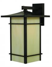 Arroyo Craftsman KAB-9TSCR-P - 9" katsura wall mount with toshi overlay