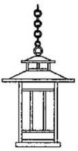 Arroyo Craftsman KH-12CR-S - 12" kennebec pendant