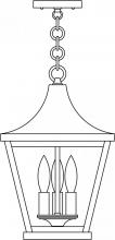 Arroyo Craftsman NAH-10CS-BZ - 10" Nantes pendant