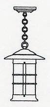 Arroyo Craftsman NH-9LM-S - 9" newport long body pendant