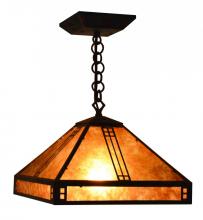 Arroyo Craftsman PH-12M-BZ - 12" prairie pendant