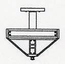Arroyo Craftsman PIH-11EWO-RB - 11" pasadena inverted ceiling mount without filigree (empty)