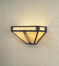 Arroyo Craftsman PS-12OF-MB - 12" prairie sconce