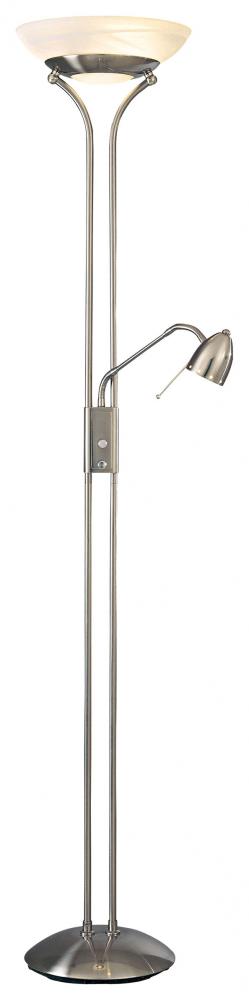 GEORGE'S READING ROOM™ - 2 LIGHT TORCHIERE WITH READING LAMP