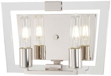 Minka George Kovacs P1372-613 - CRYSTAL CHROME - 2 LIGHT BATH